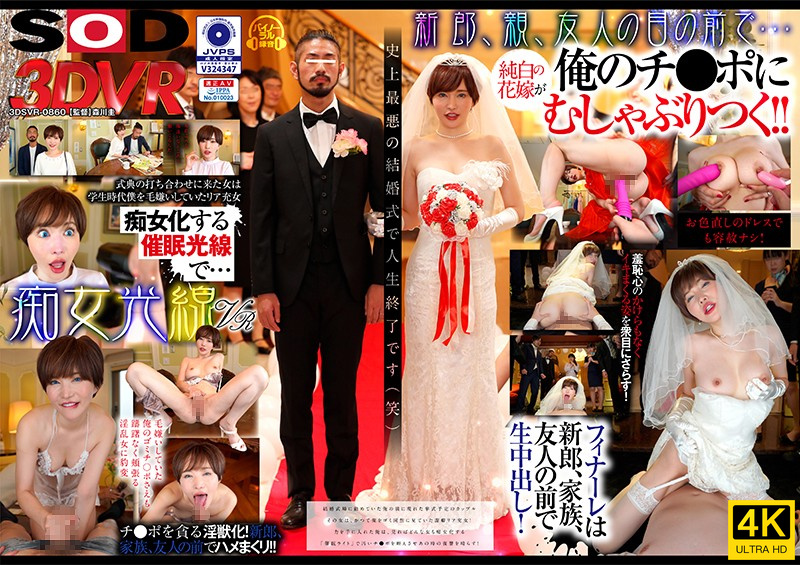 DSVR-860-cd01 【VR】痴女光線VR～史上最悪の結婚式～ 俺をゴミとしか見ていなかったリア充女が、催